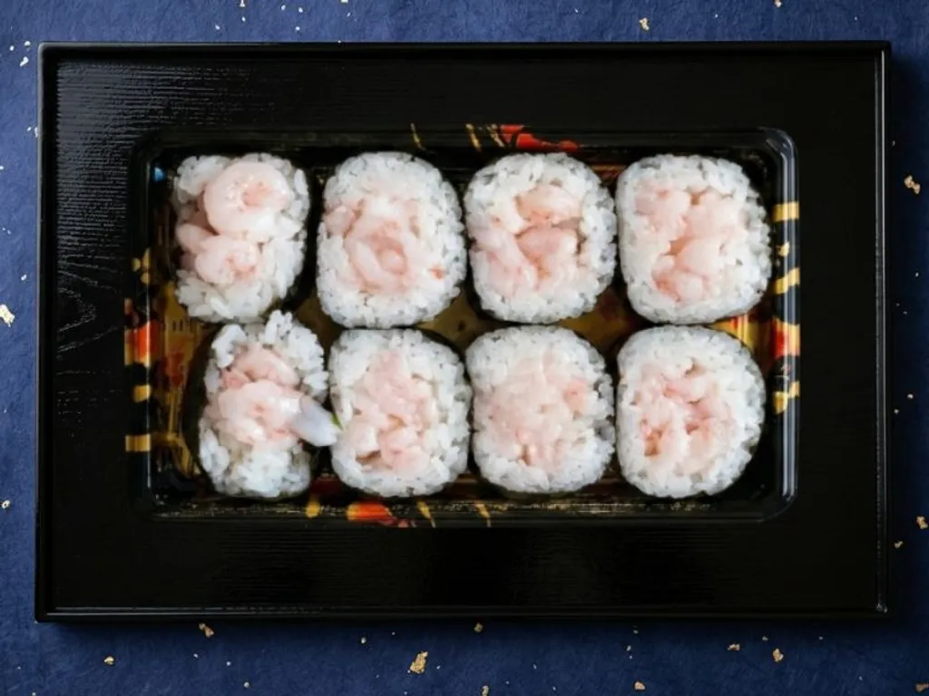 贅沢甘海老太巻き - 金沢の甘海老をたっぷり使用した極上の太巻き