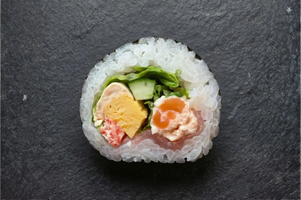 生ハムクリームチーズサラダ恵方巻