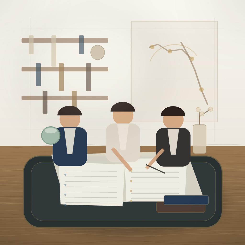 Japan-China business and culture consultation scene
